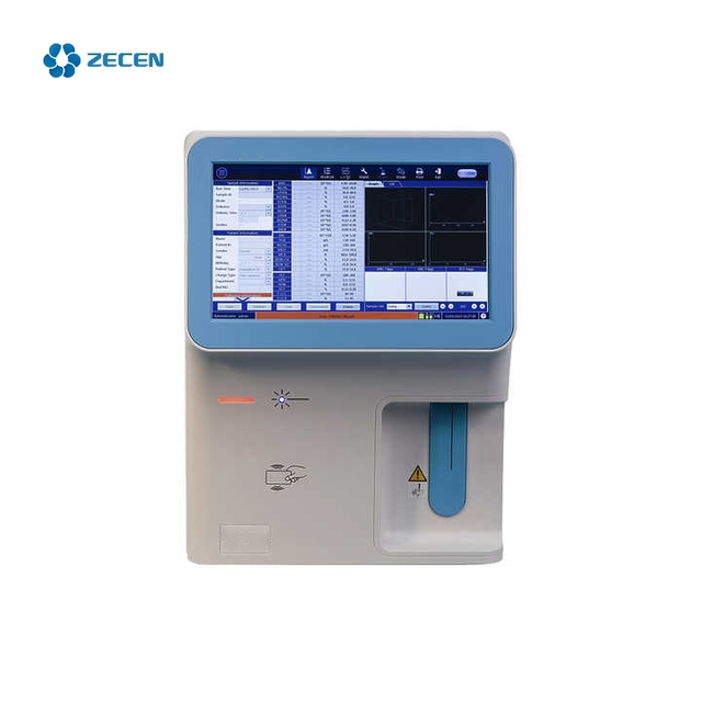 Analyseur d'hématologie à écran tactile en 5 parties, numération sanguine complète, système d'analyse sanguine, analyseur d'hématologie, analyseur CBC